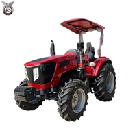 Tractor de Ruedas KESHENG de 50-100 HP, Motor YTO/Weichai, Tracción en las 4 Ruedas, Transmisión por Engranajes, Alta Productividad, Larga Vida Útil, Capacidad para Múltiples Terrenos
