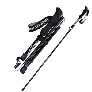 Bastoncini da Trekking 2 Pack per Trekking leggeri pieghevoli accessori per bastoni da passeggio regolabili in alluminio