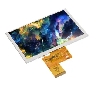 Sunlight dapat dibaca 5 inci kustom 1500 nits industri luar ruangan IPS LCD TFT layar sentuh lcd monitor kecerahan tinggi