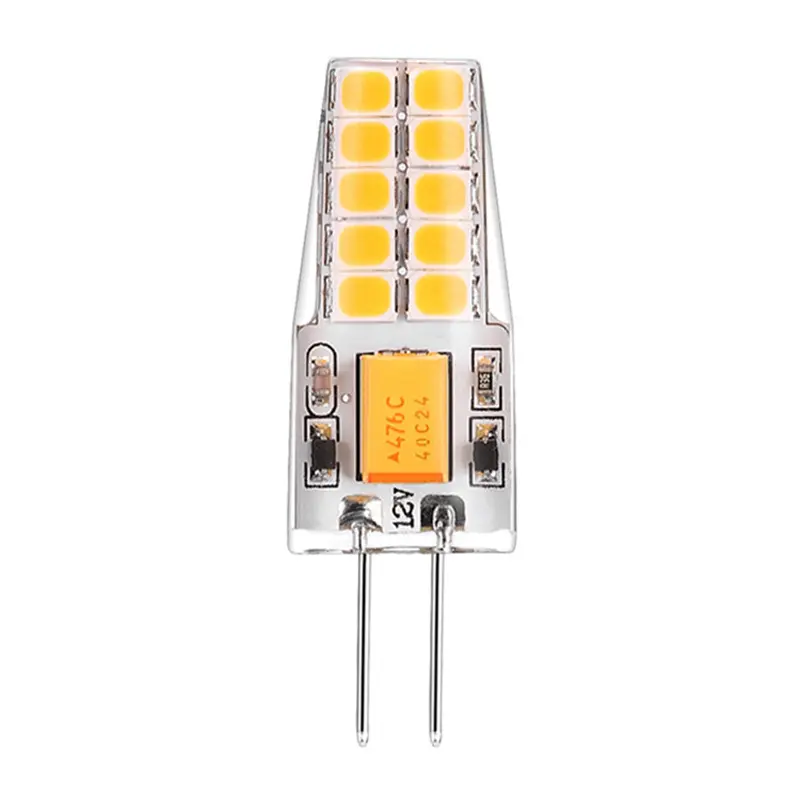 AC/DC12V 3W G4 GY6.35 vurgulamak LED mısır ampul ışık