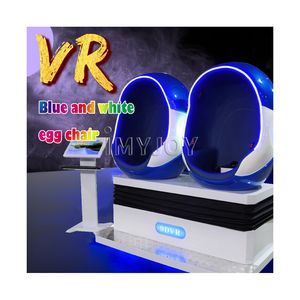 VR อุปกรณ์การออกกำลังกายสวนสนุก3d 9d อาเขตวิดีโอเกมเสมือนจริงชุดจำลองเครื่อง Vr เก้าอี้ไข่ - Product Image 2