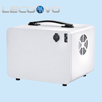 Station d'alimentation portable LECOOVO H300S 300W 378Wh, taille compacte avec prises AC pour une utilisation sans coupure à la maison et en voyage.