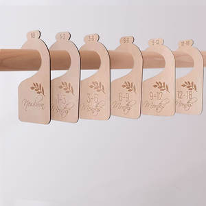 Diviseurs de placard pour bébé <span class=keywords><strong>en</strong></span> <span class=keywords><strong>bois</strong></span> de bouleau blanc, organisateur de placard, durables, pour nouveau-né, décoration de la maison, sculptés - Product Image 3