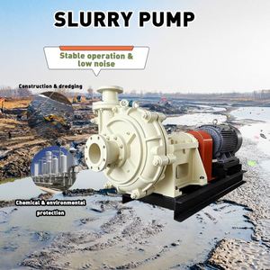 Pompe centrifuge horizontale pour boues CDHB, résistante à la corrosion et à l'usure, 8 et 10 pouces, pour le retour d'eau des fosses de traitement des eaux usées - Product Image 6