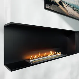 Inno-Fire 18 inch electronic fireplace wall modern fire place indoor