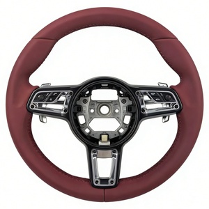 Volante de Cuero al por Mayor con Remaches para 996 911 Panamera Cayenne <span class=keywords><strong>Macan</strong></span> 718 991 981 991.2 970 987 958 944 - Product Image 4