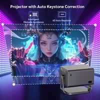 Projecteur 1080P avec moteur lumineux indépendant et intégré, 500 lumens ANSI, mise au point automatique, Wi-Fi 5G, Android 14.0, Allwinner H727, projecteur intelligent