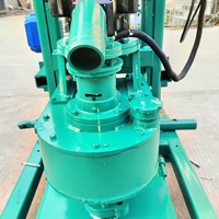 220V Einphasen-Elektrohydraulische Winch-betriebene Brunnenbohranlage mit Motor, Getriebe und Pumpe, hoher Wirkungsgrad, 100m Bohrtiefe für