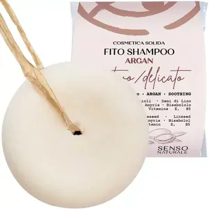 Champú Sólido Senso Naturale Fito Argán, Suave para Todo Tipo de Cabello, con Ingredientes Naturales - Product Image 1