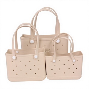 Sac de plage en EVA coloré pour <span class=keywords><strong>femme</strong></span>, sac à main cosmétique imperméable personnalisé, sac en EVA écologique portable de grande capacité pour femmes - Product Image 6