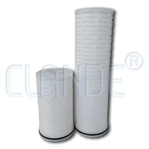 Power Plant Hp Serie High-Flow Geplooide Filter Cartridge Met Fabriek Directe Verkoop Voor Condensaat Filtratie