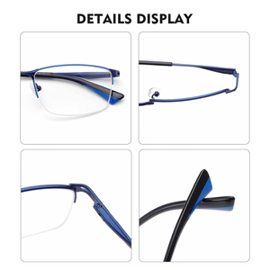 Nuovi Occhiali da Vista con Montatura Semi-Rimless <span class=keywords><strong>di</strong></span> Design per <span class=keywords><strong>Uomo</strong></span>, Occhiali Sportivi in Metallo <span class=keywords><strong>di</strong></span> Alta Qualità per Ciclismo, Montature per Occhiali all'Ingrosso - Product Image 5