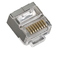 Connecteur RJ45 haute performance OEM ODM Cat6 Cat6A 8P8C prise modulaire blindée terminaison de câble réseau Ethernet pour PC d'alimentation