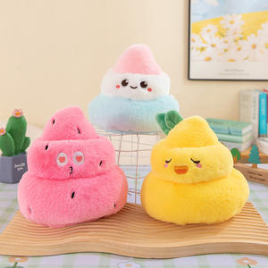 Peluche en fourrure de lapin souriant en gros, lapin amusant en forme de fruit pour machines à griffes, jouets en peluche en vrac pour cadeaux de fête - Product Image 5