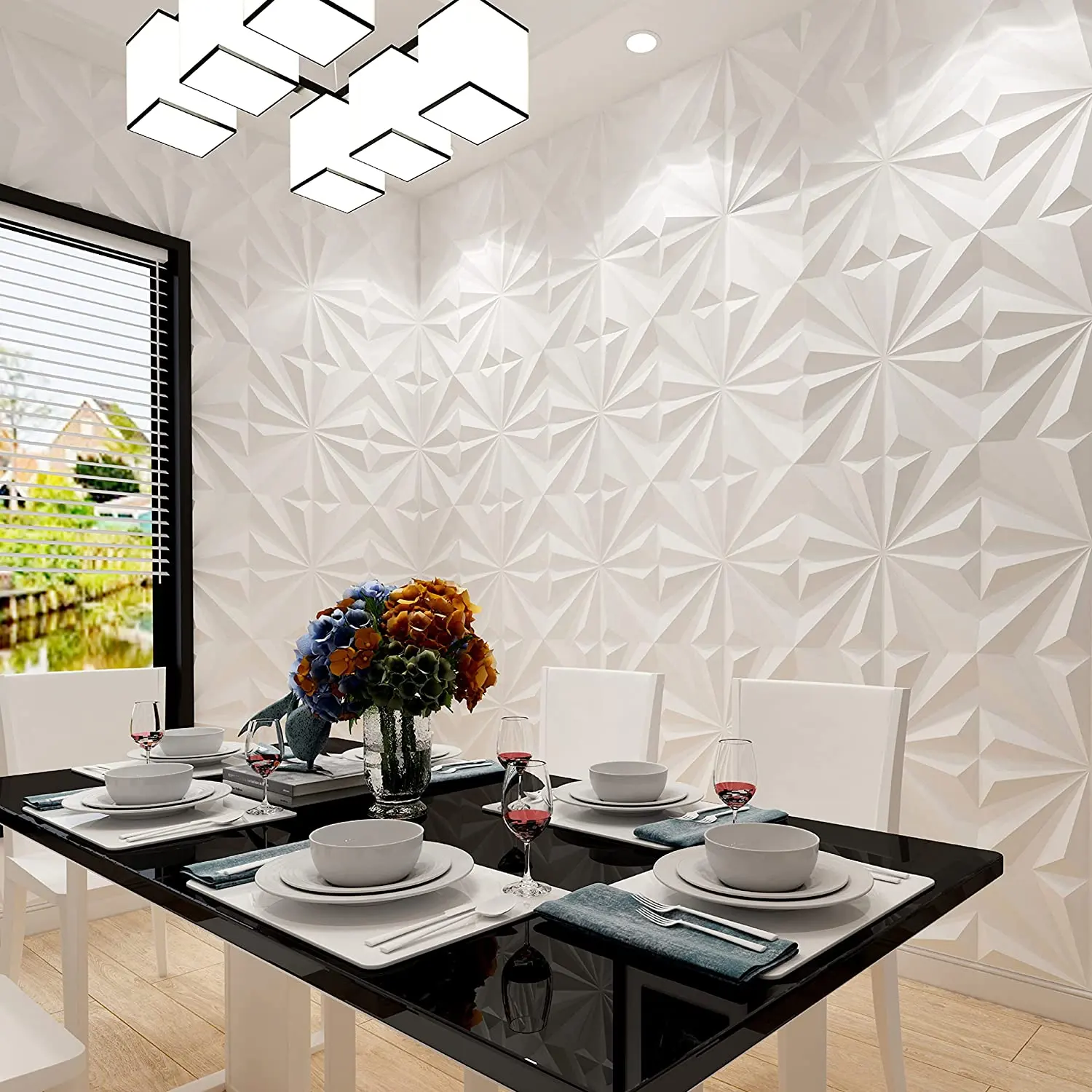 इनडोर और आउटडोर के लिए उपयुक्त कंक्रीट 3D पैनल घर सजावट 3D दीवार बनावट पैनलों