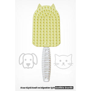 แปรงกำจัดขนสัตว์เลี้ยงซิลิโคนสำหรับแมวและสุนัขขนสั้น อุปกรณ์กรูมมิ่งที่ใช้งานสะดวก - Product Image 4