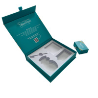 Boîtes d'emballage magnétiques recyclables de luxe, personnalisées en carton avec insert en mousse EVA, pelliculage mat pour cosmétiques, soins de la peau, cadeaux, parfums