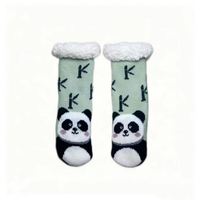 Weihnachts-Weihnachtsmann-Kindersocken für drinnen, bequeme Schneemann-Hausschuhe