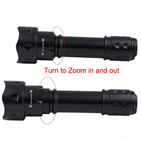Lampe torche LED haute puissance, vision nocturne infrarouge invisible T20 10w 850nm 940nm, torche zoomable tactique pour la chasse, caméra CCTV