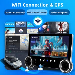 Đầu CD xe hơi 10.1 inch, màn hình cảm ứng 2K, hỗ trợ CarPlay không dây, Android Auto, Bluetooth, GPS, WiFi, DSP, điều khiển trên vô lăng - Product Image 3