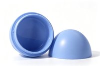 Pot de crème pour le visage en forme d'œuf de 50 ml en plastique PP, impression UV personnalisée, couleur personnalisée, sans danger pour la peau