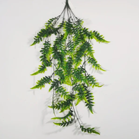 EG-J359 Plante artificielle en rotin, herbe, décoration pour hôtel et restaurant, plantes vertes, lierre, vigne artificielle suspendue pour plafond
