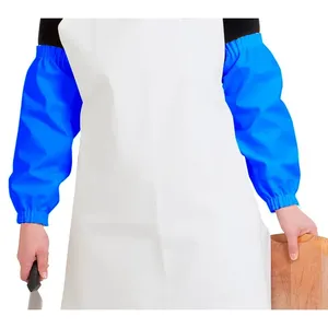 Maniche - CHAL950A U Choiva - Colore: Azzurro - Elastico alle due estremità per una migliore vestibilità. Adatto al contatto con alimenti. - Product Image 1