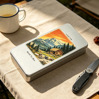 Boîte en fer blanc personnalisable de qualité alimentaire LUCKY TIN, emballage recyclable en gros pour la cuisine ou la maison