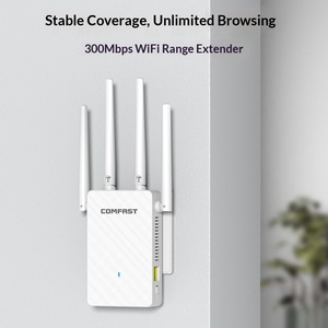 Repetidor WiFi COMFAST CF-WR306S <span class=keywords><strong>V2</strong></span> 802.11ac 300Mbps, Amplificador de <span class=keywords><strong>Señal</strong></span> con Cuatro Antenas, Alcance de 20-40m, Penetración de Paredes - Product Image 2