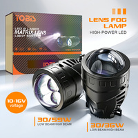Feux antibrouillard YOBIS Bi LED H8, lentille de projecteur Bi LED 3 pouces, H4 H7, kits de rétrofit pour phares LED automobiles