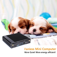 Mini PC Intel de Bajo Consumo I3 6157U I5 1145G7 I7 8565U 3.0GHz 4K Video NUC Slim para Señalización Digital, Mini PC Industrial AU US EU
