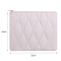 Sac de toilette de voyage léger en nylon personnalisé, double fermeture éclair, multi-compartiments, pochette de rangement portable pour les voyages en plein air