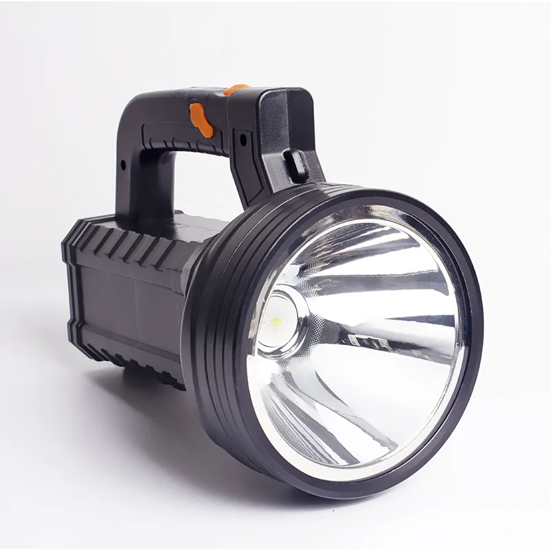 Açık süper parlak Torch projektör el taşınabilir LED spot şarj edilebilir çok fonksiyonlu el feneri uzun çekim lamba