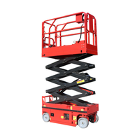 Plateforme élévatrice à ciseaux entièrement automotrice, stable, pour atelier d'usine, travaux en hauteur