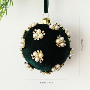 <span class=keywords><strong>Boule</strong></span> <span class=keywords><strong>de</strong></span> Noël artificielle <span class=keywords><strong>en</strong></span> velours, ornement floral <span class=keywords><strong>en</strong></span> <span class=keywords><strong>mousse</strong></span>, <span class=keywords><strong>boule</strong></span> <span class=keywords><strong>de</strong></span> Noël <span class=keywords><strong>en</strong></span> tissu, <span class=keywords><strong>boule</strong></span> <span class=keywords><strong>de</strong></span> Noël DIY <span class=keywords><strong>en</strong></span> diamant, décoration suspendue pour arbre - Product Image 6
