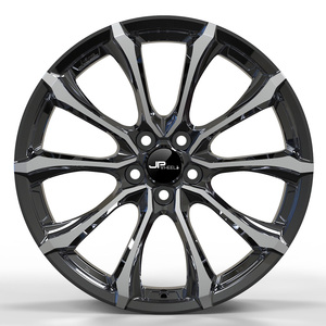 Jantes forgées chromées noires personnalisées JPwheels Factory pour <span class=keywords><strong>Toyota</strong></span>, en alliage d'aluminium forgé, 5x114.3, 20 pouces, 5 trous, J06262 - Product Image 2
