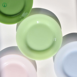 <span class=keywords><strong>Set</strong></span> di <span class=keywords><strong>Piatti</strong></span> in Vetro Borosilicato Colorato Personalizzato, Vassoi per Feste, <span class=keywords><strong>Piatti</strong></span> per Frutta, Torte, Snack e Dessert, <span class=keywords><strong>Set</strong></span> di Tazze e Piattini - Product Image 1