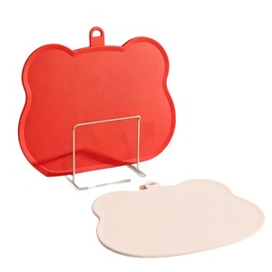 TPU Chopping Board Food Grade Antibacterial Flexible Irregular Shape For <b>Kitchen</b> Fruit Vegetable Cutting - Product Image 5