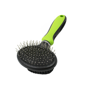 2 in 1 strumento per la cura dei peli di cane e gatto spazzola Combo per animali domestici per cuccioli a pelo lungo - Product Image 1