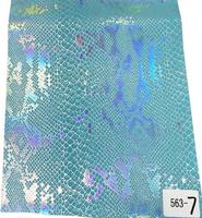 Offre Spéciale Laser Serpent PU Faux En Cuir Pour la Mode Sacs À Main, bagages Et chaussures