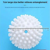Balles de lavage en PP à picots pour machine, balles de lavage réutilisables à picots pour augmenter la friction pour l'entretien quotidien des vêtements à la maison