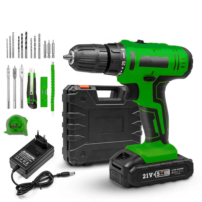 tools set cordless drill 20v Li-ion Baterry Cordless Power tools wood working tool set Electric power drills