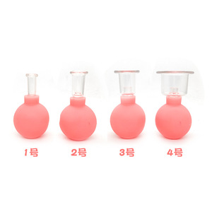 Rubberen 2-in-1 gezichts-vacuüm cupping set gezichtsmassager plastic cups lichaams- en huidlifting massagetherapie tool - Product Image 6