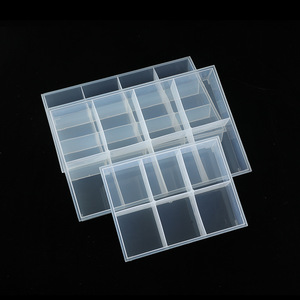 Transparent 12-Compartment Desktop Storage Box Open-Top Jewelry Organizer For Daily Necessities Display Tray - Product Image 3