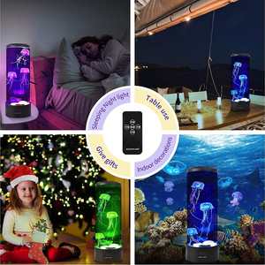 Lampes d'aquarium électriques rondes en forme de <span class=keywords><strong>méduse</strong></span>, à couleurs changeantes, pour chambres modernes et fêtes, livraison rapide - Product Image 5