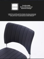 Chaises de bureau, salles de réunion, chambres, espaces commerciaux, sièges confortables, structure en acier carbone, style minimaliste, chaises de bureau