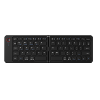 Keyboard Lipat Nirkabel Terbaru untuk Laptop Ultra Tipis, Ponsel, Penggunaan Kantor, Keyboard Mini Portabel