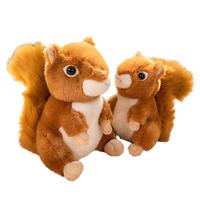 Coussin en peluche personnalisé en coton PP, motifs animaux de la forêt (écureuil, lapin), 17/25/30 cm, doux et rembourré, cadeaux de fêtes et d'anniversaire, vente en gros