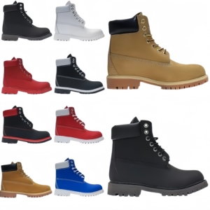 Bottes <span class=keywords><strong>de</strong></span> <span class=keywords><strong>travail</strong></span> classiques pour hommes, 6 pouces, en cuir imperméable <span class=keywords><strong>de</strong></span> qualité supérieure, semelle en caoutchouc, résistantes à l'huile, isolées - Product Image 1