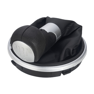 Skoda Gear <b>Shift</b> <b>Knob</b> Leather 5 Speed Ergonomic Manual Transmission Replacement Part - Product Image 4